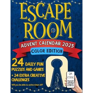 Wint, Riley North Pole Escape Room Advent Calendar: A Fun and Engaging of 24 Christmas Brain Teaser Games for the Whole Family. Activity Book for Adults and ... Mysteries and Save Christmas. (Color Edition) Wint, Riley North Pole Escape Room Advent Calendar: A Fun and Engaging of 24 Christmas Brain Teaser Games for the Whole Family. Activity Book for Adults and ... Mysteries and Save Christmas. (Color Edition)