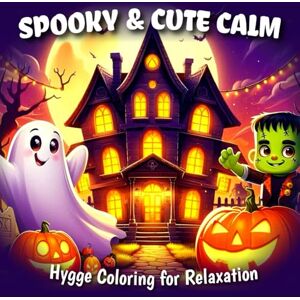 Bezkorovainyi, Vadym Spooky & Cute Calm: Coloring Book for Adults and Teens, Bold and Easy Designs for Relaxation, Big and Simple Drawings Featuring Relaxing Items and Cute Spooky Things Bezkorovainyi, Vadym Spooky & Cute Calm: Coloring Book for Adults and Teens, Bold and Easy Designs for Relaxation, Big and Simple Drawings Featuring Relaxing Items and Cute Spooky Things