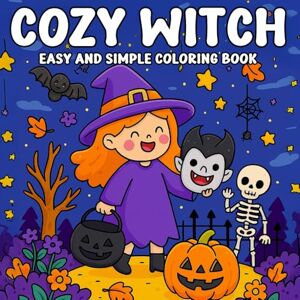 Alfred B. Weiss Cozy Witch Easy and Simple coloring book: A Peaceful and Magical Coloring Book with Cute Witchy Designs and Bold Lines for Adults and Teens Alfred B. Weiss Cozy Witch Easy and Simple coloring book: A Peaceful and Magical Coloring Book with Cute Witchy Designs and Bold Lines for Adults and Teens