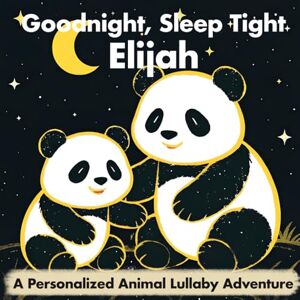 Animano, Julia Goodnight, Sleep Tight Elijah: A Personalized Animal Lullaby Adventure Animano, Julia Goodnight, Sleep Tight Elijah: A Personalized Animal Lullaby Adventure