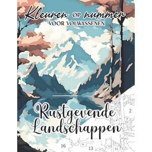 Zozomy Art Kleuren op nummer voor volwassenen: Rustgevende landschappen Zozomy Art Kleuren op nummer voor volwassenen: Rustgevende landschappen