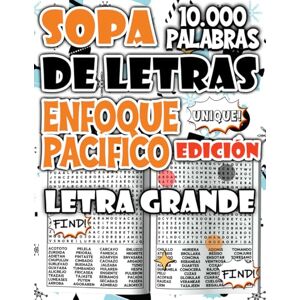 Salvatore, Modo Sopa de Letras de 10.000 Palabras – Edición Enfoque Pacífico para Momentos de Calma y Concentración (Colección de sopas de letras rompecabezas para relajarse y divertirse) Salvatore, Modo Sopa de Letras de 10.000 Palabras – Edición Enfoque Pacífico para Momentos de Calma y Concentración (Colección de sopas de letras rompecabezas para relajarse y divertirse)