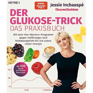 Inchauspé, Jessie Der Glukose-Trick – Das Praxisbuch: Mit dem Vier-Wochen-Programm gegen Heißhunger und Stimmungstiefs für ein Leben voller Energie Mit 100 super ... Goddess® Method Der SPIEGEL-Bestseller Inchauspé, Jessie Der Glukose-Trick – Das Praxisbuch: Mit dem Vier-Wochen-Programm gegen Heißhunger und Stimmungstiefs für ein Leben voller Energie Mit 100 super ... Goddess® Method Der SPIEGEL-Bestseller