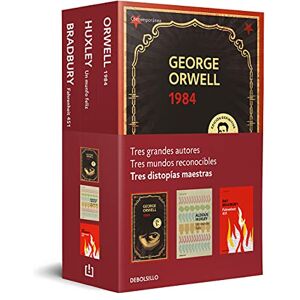 Varios autores Distopías maestras (pack con: 1984 de Orwell Un mundo feliz de Huxley Fahrenheit 451 de Bradbury) (Contemporánea) Varios autores Distopías maestras (pack con: 1984 de Orwell Un mundo feliz de Huxley Fahrenheit 451 de Bradbury) (Contemporánea)