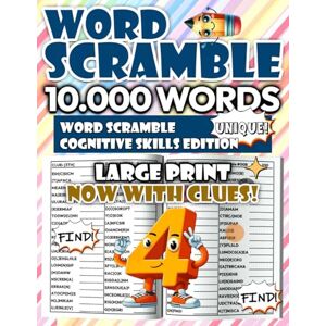 Salvatore, Modo Word Scramble – Cognitive Skills Edition Large Print Puzzle Book: Improve mental sharpness and focus with engaging scrambled word games. (Word Scramble XXL – Memory & Focus Puzzle Collection) Salvatore, Modo Word Scramble – Cognitive Skills Edition Large Print Puzzle Book: Improve mental sharpness and focus with engaging scrambled word games. (Word Scramble XXL – Memory & Focus Puzzle Collection)