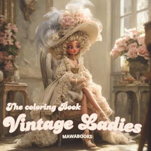 MAWABOOKS The Coloring Book Vintage Ladies Nostalgia Ladies – Coloring book for teenagers and adults: 50 pages with different styles MAWABOOKS The Coloring Book Vintage Ladies Nostalgia Ladies – Coloring book for teenagers and adults: 50 pages with different styles