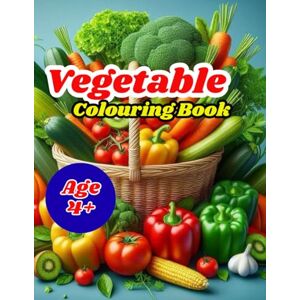ji, Ram Vegetable Coloring Book For Kids and Adults: Fun and Simple Vegetable Illustrations to Color and Relax: Easy and Cute Veggie Outlines Carrots, ... More Stress Relief and Learning Activity ji, Ram Vegetable Coloring Book For Kids and Adults: Fun and Simple Vegetable Illustrations to Color and Relax: Easy and Cute Veggie Outlines Carrots, ... More Stress Relief and Learning Activity