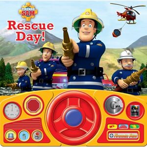 Publications International Fireman Sam Novelty Gift Book Rescue Day! (Steering Wheel Book) PI Kids Publications International Fireman Sam Novelty Gift Book Rescue Day! (Steering Wheel Book) PI Kids