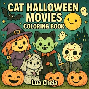 Cheia, Lua Cat Halloween Movies: Coloring Book Cheia, Lua Cat Halloween Movies: Coloring Book