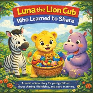 Adurty, Praveen Luna the Lion Who Learned to Share: A sweet animal story for young children about sharing, friendship, and good manners Adurty, Praveen Luna the Lion Who Learned to Share: A sweet animal story for young children about sharing, friendship, and good manners
