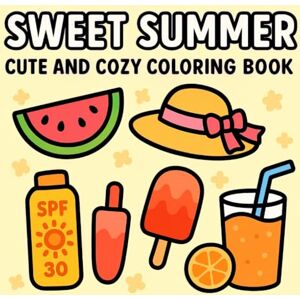 G Bailey, Lily Sweet Summer: Bold and Easy Coloring Book of Tropical Fun, Sunshine, and Chill Summer Scenes G Bailey, Lily Sweet Summer: Bold and Easy Coloring Book of Tropical Fun, Sunshine, and Chill Summer Scenes