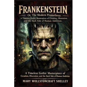 Shelley, Mary Wollstonecraft Frankenstein; Or, The Modern Prometheus: A Timeless Gothic Masterpiece of Creation, Obsession, and the Dark Side of Human Ambition Shelley, Mary Wollstonecraft Frankenstein; Or, The Modern Prometheus: A Timeless Gothic Masterpiece of Creation, Obsession, and the Dark Side of Human Ambition