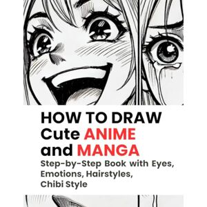 Smile, Oksana HOW TO DRAW Cute ANIME and MANGA: Step-by-Step Book with Eyes, Emotions, Hairstyles, Chibi Style (Drawing for Beginners) Smile, Oksana HOW TO DRAW Cute ANIME and MANGA: Step-by-Step Book with Eyes, Emotions, Hairstyles, Chibi Style (Drawing for Beginners)