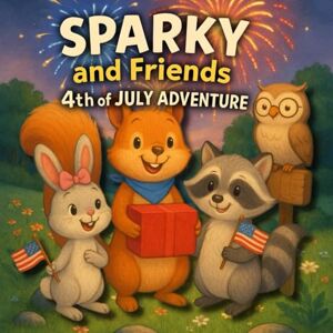 Mallory, Evan Sparky and Friends: 4th of July Adventure, Rhyming Patriotic Animals Bedtime Story for Independence Day, Holiday Season Celebration of Unity, Teamwork and Freedom for kids Ages 4–8 Mallory, Evan Sparky and Friends: 4th of July Adventure, Rhyming Patriotic Animals Bedtime Story for Independence Day, Holiday Season Celebration of Unity, Teamwork and Freedom for kids Ages 4–8