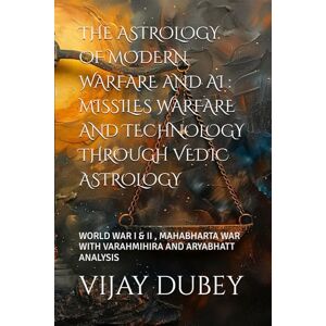 DUBEY, VIJAY THE ASTROLOGY OF MODERN WARFARE AND AI : MISSILES WARFARE AND TECHNOLOGY THROUGH VEDIC ASTROLOGY: WORLD WAR I & II , MAHABHARTA WAR WITH VARAHMIHIRA AND ARYABHATT ANALYSIS DUBEY, VIJAY THE ASTROLOGY OF MODERN WARFARE AND AI : MISSILES WARFARE AND TECHNOLOGY THROUGH VEDIC ASTROLOGY: WORLD WAR I & II , MAHABHARTA WAR WITH VARAHMIHIRA AND ARYABHATT ANALYSIS