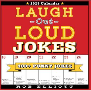Andrews McMeel Publishing Laugh-Out-Loud Jokes 2025 Wall Calendar: 400+ Punny Jokes Andrews McMeel Publishing Laugh-Out-Loud Jokes 2025 Wall Calendar: 400+ Punny Jokes