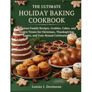 Desimone, Louise J. THE ULTIMATE HOLIDAY BAKING COOKBOOK: Delicious Family Recipes, Cookies, Cakes, and Festive Treats for Christmas, Thanksgiving, Easter, and Year-Round Celebrations Desimone, Louise J. THE ULTIMATE HOLIDAY BAKING COOKBOOK: Delicious Family Recipes, Cookies, Cakes, and Festive Treats for Christmas, Thanksgiving, Easter, and Year-Round Celebrations