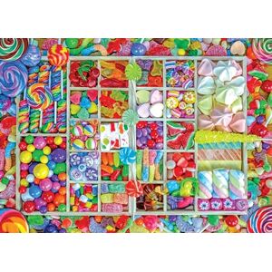 Peter Pauper Press Candy Party 1000 Piece Jigsaw Puzzle, White Peter Pauper Press Candy Party 1000 Piece Jigsaw Puzzle, White