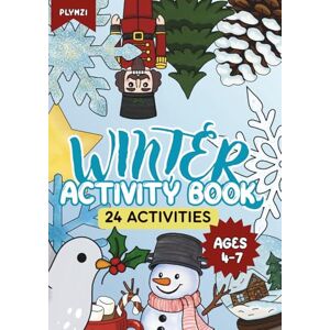 PLYMZI Winter Activity Book, 24 Activities, Ages 4-7: Cut, color, learn and play PLYMZI Winter Activity Book, 24 Activities, Ages 4-7: Cut, color, learn and play
