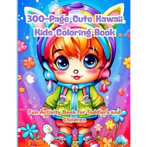 J. Sykes, Gary 300 Page Kawaii Coloring Book for Children: A Big Book of Cute and Simple Designs: 300 Pages of Kawaii-Themed Fun to Boost Creativity and Fine Motor Skills in Kids Ages 4–8 J. Sykes, Gary 300 Page Kawaii Coloring Book for Children: A Big Book of Cute and Simple Designs: 300 Pages of Kawaii-Themed Fun to Boost Creativity and Fine Motor Skills in Kids Ages 4–8