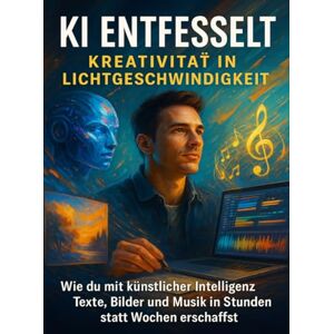 Eberhardt, Christoph KI entfesselt: Kreativität in Lichtgeschwindigkeit: Wie du mit künstlicher Intelligenz Texte, Bilder und Musik in Stunden statt Wochen erschaffst Eberhardt, Christoph KI entfesselt: Kreativität in Lichtgeschwindigkeit: Wie du mit künstlicher Intelligenz Texte, Bilder und Musik in Stunden statt Wochen erschaffst
