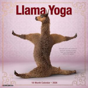 Willow Creek Press Llama Yoga 2026 Wall Calendar Willow Creek Press Llama Yoga 2026 Wall Calendar