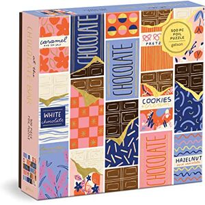 Galison At the Chocolate Bar Foil Puzzle: 500 Pieces Galison At the Chocolate Bar Foil Puzzle: 500 Pieces