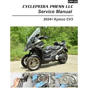 Cyclepedia Press LLC KYMCO CV3 Cyclepedia Printed Scooter Service Manual Cyclepedia Press LLC KYMCO CV3 Cyclepedia Printed Scooter Service Manual
