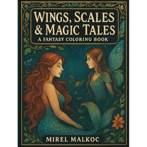 Malkoc, Mirel Wings, Scales & Magic Tales: A Fantasy Coloring Book: Unleash Your Imagination with 80 Enchanting Creatures to Color Malkoc, Mirel Wings, Scales & Magic Tales: A Fantasy Coloring Book: Unleash Your Imagination with 80 Enchanting Creatures to Color