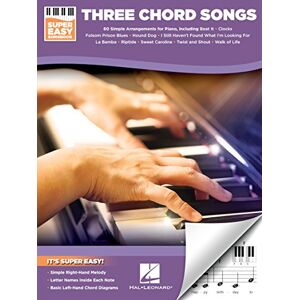 Various Three Chord Songs Super Easy Songbook. Piano Solo. Various Three Chord Songs Super Easy Songbook. Piano Solo.