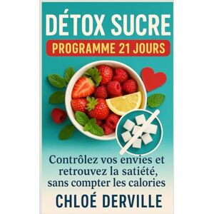 Derville, Chloé Détox sucre – programme 21 jours: Contrôlez vos envies et retrouvez la satiété, sans compter les calories Derville, Chloé Détox sucre – programme 21 jours: Contrôlez vos envies et retrouvez la satiété, sans compter les calories