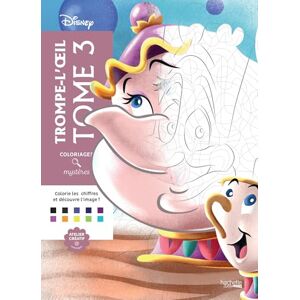 Coloriages mystères Disney Trompe l'oeil Tome 3 Coloriages mystères Disney Trompe l'oeil Tome 3