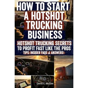 McGee, David E How to Start a Hotshot Trucking Business: Step-by-Step Hotshot Trucking Business Guide to Launch, Grow, and Profit as an Owner-Operator—Start Your Hot ... and Build the Freedom-Filled Life You Deserve McGee, David E How to Start a Hotshot Trucking Business: Step-by-Step Hotshot Trucking Business Guide to Launch, Grow, and Profit as an Owner-Operator—Start Your Hot ... and Build the Freedom-Filled Life You Deserve
