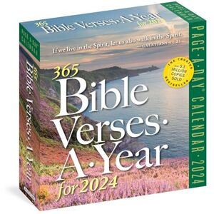 Calendars, Workman 365 Bible Verses-a-Year for 2024 Page-a-Day Calendar: Timeless Words From the Bible to Guide, Comfort, and Inspire Calendars, Workman 365 Bible Verses-a-Year for 2024 Page-a-Day Calendar: Timeless Words From the Bible to Guide, Comfort, and Inspire