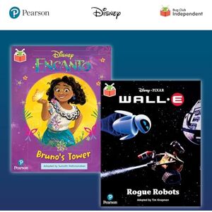 Dougherty, John Pearson Bug Club Disney Year 2 Pack C, including Turquoise and Gold book band readers; Encanto: Bruno's Tower, Wall-E: Rogue Robots Dougherty, John Pearson Bug Club Disney Year 2 Pack C, including Turquoise and Gold book band readers; Encanto: Bruno's Tower, Wall-E: Rogue Robots