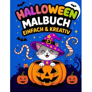 Reiz, Elena Halloween Malbuch: mit 50 einfachen und niedlichen Ausmalbildern von Geistern, Monstern und Hexen für kreativen Malspaß für Vorschulkinder und Kleinkinder Reiz, Elena Halloween Malbuch: mit 50 einfachen und niedlichen Ausmalbildern von Geistern, Monstern und Hexen für kreativen Malspaß für Vorschulkinder und Kleinkinder