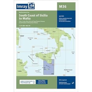 Imray Chart M36: South Coast of Sicilia to Malta (M Chart): 36 Imray Chart M36: South Coast of Sicilia to Malta (M Chart): 36