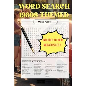 Tendre, Morgan Premium 80s Word Search Book for Adults by Morgan Tendre: Big Print Puzzle Fun with 1000+ Nostalgic Words from 1980s Music, Movies, Fashion & Slang Tendre, Morgan Premium 80s Word Search Book for Adults by Morgan Tendre: Big Print Puzzle Fun with 1000+ Nostalgic Words from 1980s Music, Movies, Fashion & Slang
