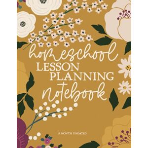 Van Sipe, Megan Homeschool Lesson Planning Notebook: 12 Month Undated Dot Grid Planner by schoolnest Van Sipe, Megan Homeschool Lesson Planning Notebook: 12 Month Undated Dot Grid Planner by schoolnest