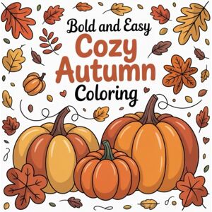PUBLISHING, ARC DIRECT Bold and Easy Cozy Autumn Coloring: A warm and relaxing collection designed to bring cozy autumn joy to every coloring enthusiast. PUBLISHING, ARC DIRECT Bold and Easy Cozy Autumn Coloring: A warm and relaxing collection designed to bring cozy autumn joy to every coloring enthusiast.