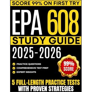 ELLISTER, ROWAN EPA 608 STUDY GUIDE 2025-2026 ELLISTER, ROWAN EPA 608 STUDY GUIDE 2025-2026