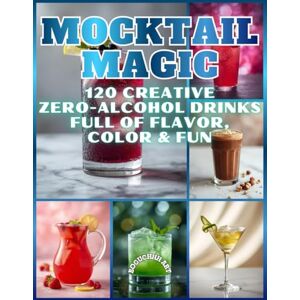 Art, Boguchhh Mocktail Magic 120 Creative Zero-Alcohol Drinks Full of Flavor, Color & Fun: Delicious Alcohol-Free Recipes for Every Occasion Art, Boguchhh Mocktail Magic 120 Creative Zero-Alcohol Drinks Full of Flavor, Color & Fun: Delicious Alcohol-Free Recipes for Every Occasion