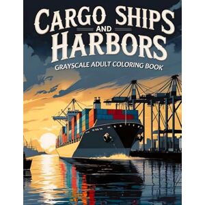 R. Morton, James Cargo Ships and Harbors Grayscale Adult Coloring Book: Includes 38 Seafaring Scenes with Ocean Freighters, Port Cranes and Maritime Equipment – Ideal ... & Structures Collection by James R. Morton) R. Morton, James Cargo Ships and Harbors Grayscale Adult Coloring Book: Includes 38 Seafaring Scenes with Ocean Freighters, Port Cranes and Maritime Equipment – Ideal ... & Structures Collection by James R. Morton)