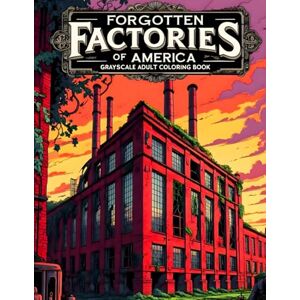 R. Morton, James Forgotten Factories of America Grayscale Adult Coloring Book: 38 Atmospheric Scenes with Abandoned Warehouses, Rusting Machinery and Urban Decay – ... & Structures Collection by James R. Morton) R. Morton, James Forgotten Factories of America Grayscale Adult Coloring Book: 38 Atmospheric Scenes with Abandoned Warehouses, Rusting Machinery and Urban Decay – ... & Structures Collection by James R. Morton)
