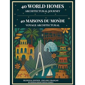 BIAOUILA, Marie-Ange 40 World Homes to Color: Bilingual English–French Coloring Book for Kids, Teens & Adults · Architecture, Culture & World Travel BIAOUILA, Marie-Ange 40 World Homes to Color: Bilingual English–French Coloring Book for Kids, Teens & Adults · Architecture, Culture & World Travel