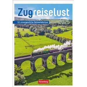 Harenberg Zugreiselust Weekly Culture Calendar 2025-53 Memorable Travel Experiences: Every Week by Train Through Countries, Cities and Regions Landscape: Railway Friends ( Weekly Planner) Harenberg Zugreiselust Weekly Culture Calendar 2025-53 Memorable Travel Experiences: Every Week by Train Through Countries, Cities and Regions Landscape: Railway Friends ( Weekly Planner)
