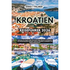 Palmer, Anna T KROATIEN REISEFÜHRER 2026: Entdecken Sie Zagreb, Split, Dubrovnik, Zadar, Šibenik und Dalmatien mit atemberaubenden Stränden, zeitlosen Altstädten, Inselhüpfen und lokalen Geheimnissen Palmer, Anna T KROATIEN REISEFÜHRER 2026: Entdecken Sie Zagreb, Split, Dubrovnik, Zadar, Šibenik und Dalmatien mit atemberaubenden Stränden, zeitlosen Altstädten, Inselhüpfen und lokalen Geheimnissen