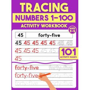 Books, NewGenKids Tracing Workbook: Numbers 1-100: Handwriting Practice Book of Numbers From 0 To 100 for Preschool, Kindergarten, and Kids Ages 3-5 (Tracing Books) Books, NewGenKids Tracing Workbook: Numbers 1-100: Handwriting Practice Book of Numbers From 0 To 100 for Preschool, Kindergarten, and Kids Ages 3-5 (Tracing Books)