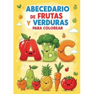 Digital, Guignosco Abecedario de Frutas y Verduras para colorear: Libro educativo infantil para aprender letras y los Alimentos Nutritivos de la A a la Z, con dibujos ... y divertidos para niños y niñas de 3 a 8 años Digital, Guignosco Abecedario de Frutas y Verduras para colorear: Libro educativo infantil para aprender letras y los Alimentos Nutritivos de la A a la Z, con dibujos ... y divertidos para niños y niñas de 3 a 8 años