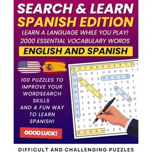 Colour, Prestige Search and Learn: Spanish Edition: 2000 Essential Vocabulary Words Colour, Prestige Search and Learn: Spanish Edition: 2000 Essential Vocabulary Words